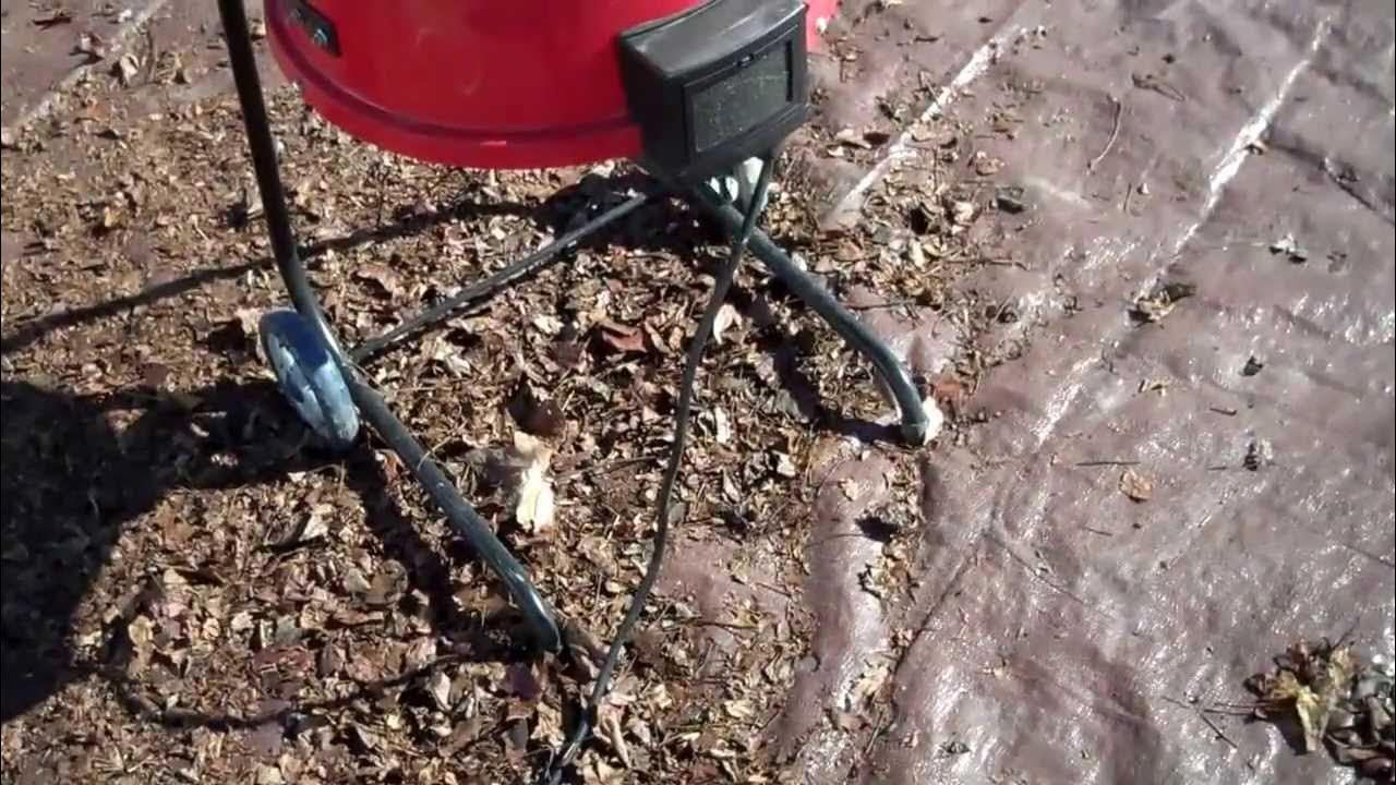 Harbor Freight Chicago Electric Leaf Eater Shredder Item 66133 YouTube