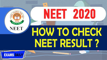 किस प्रकार जांच करें  NEET Result 2020 | Official NTA NEET Result 2020