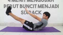 CARA MUDAH MENGECILKAN PERUT BUNCIT (Tanpa Gym) - Durasi: 4.56. 