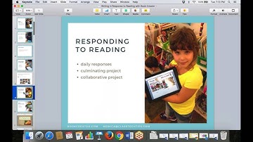Writing in Response to Reading with Book Creator