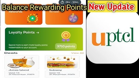 Uptcl App free Balance Rewarding Points 2025