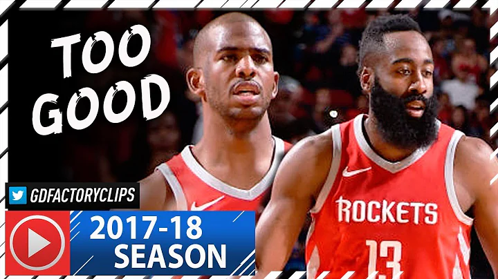 Chris Paul & James Harden Full Highlights vs Warriors (2018.01.20) - 55 Pts Combined, NASTY!