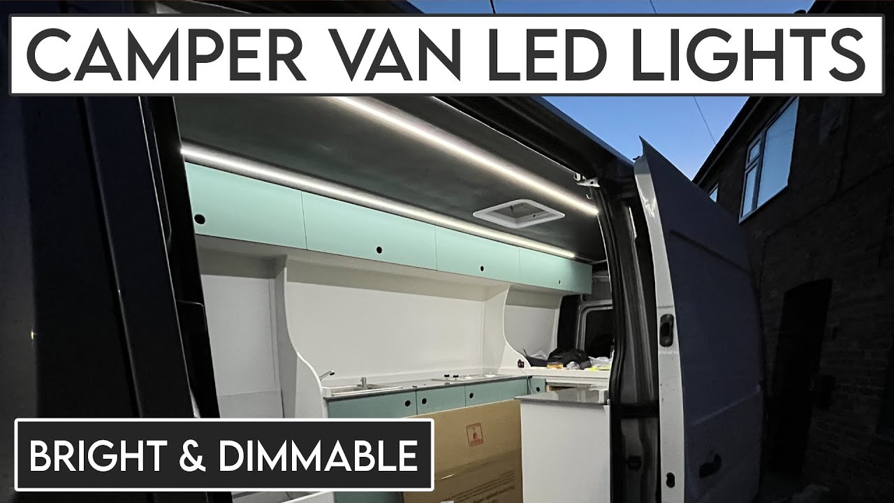 Bright Campervan Lighting Ideas and Step by Step Installation