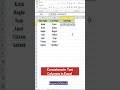 ✨Concatenate OR Merge two columns in Excel,✨