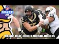 Minnesota vikings draft wake forest guardcenter michael jurgens in the 7th round pick 230