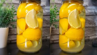 الحامض المسير الليمون المرقد القارص المخلل🍋🍋 باسرع طريقة