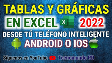 Tablas y Gráficas en Excel desde tu teléfono Android o ios Actualizado.