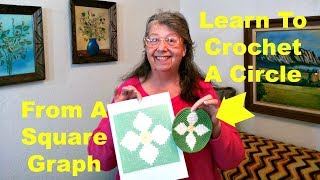 How To Turn a Square Graph Into a Crochet Circle