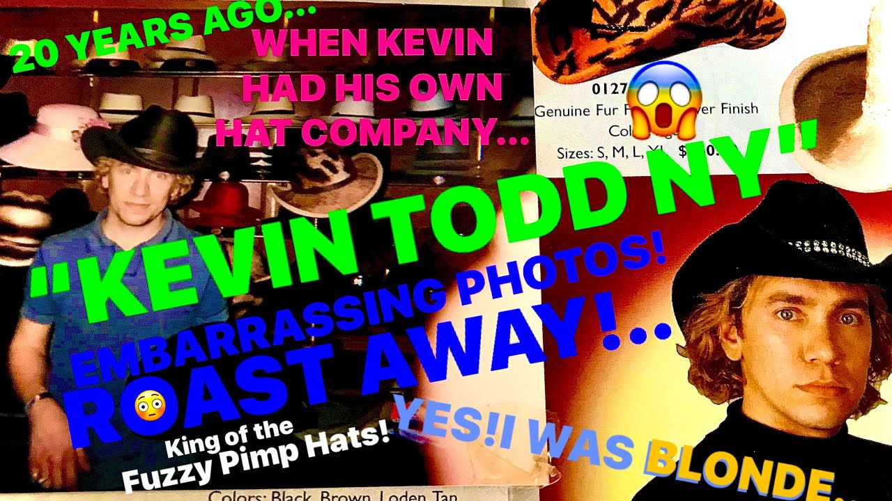 Who Was”Kevin Todd NY”??        20 Years Ago.. Kev Had His Own Hat Company...& Did His Own Modeling!