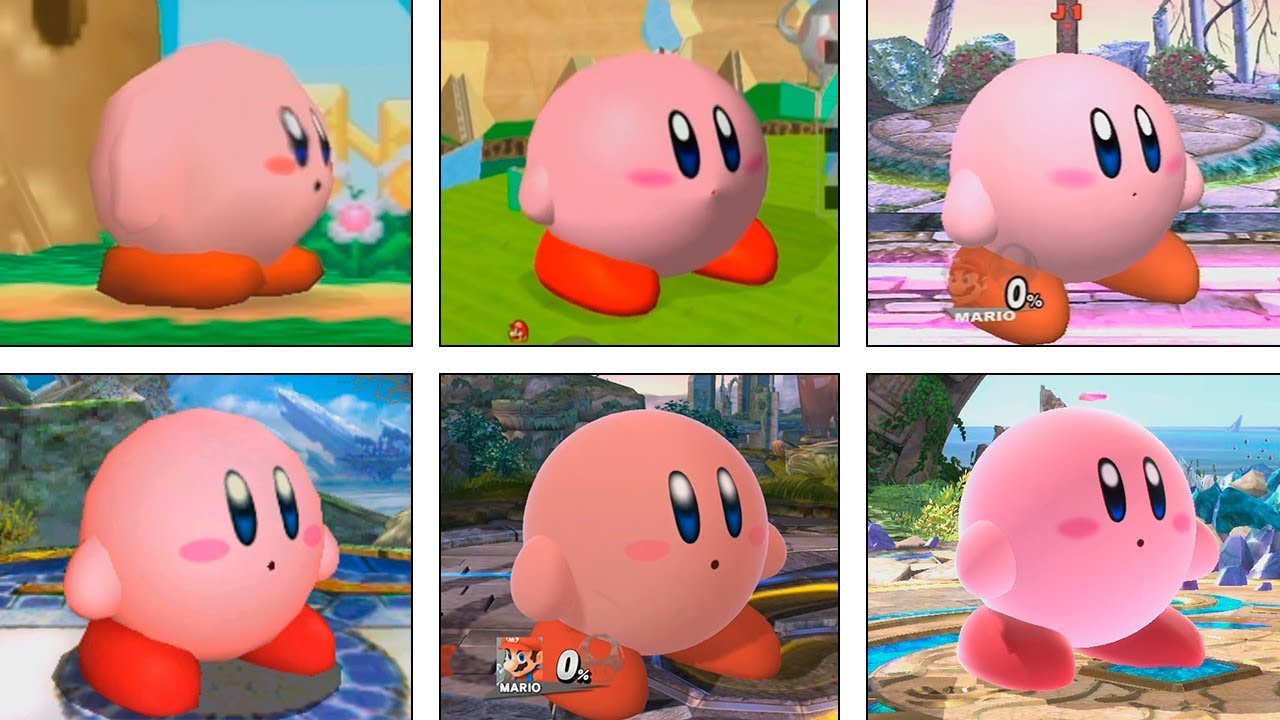 Super Smash Bros Ultimate | Kirby Evolution | 1999-2018 - YouTube