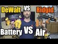 Battery Nailer VS Air Nailer | THE HANDYMAN | Battery Nailer VS Air Nailer | THE HANDYMAN |