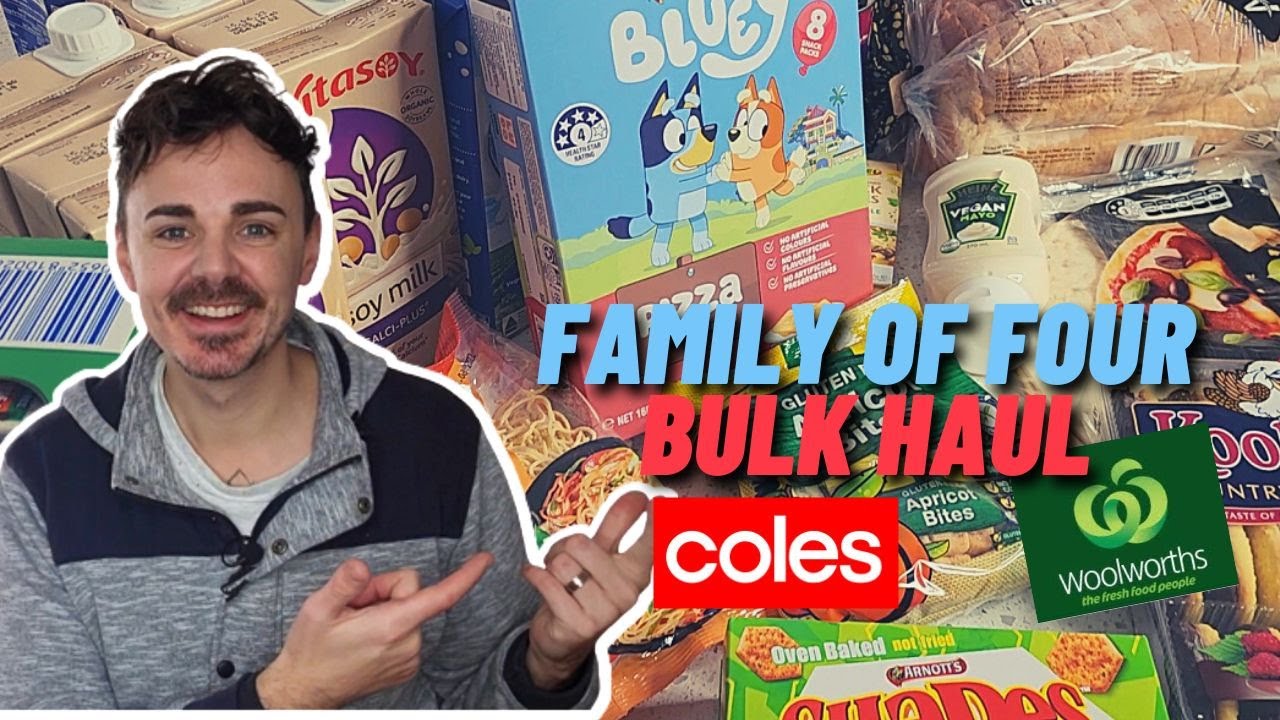 2022 Woolworths & Coles VEGAN Monthly Bulk Haul   With Prices!