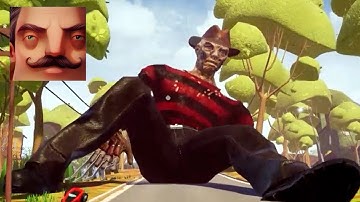 Hello Neighbor - My New Neighbor Big Freddy Krueger Act 2 Hole Gameplay Walkthrough