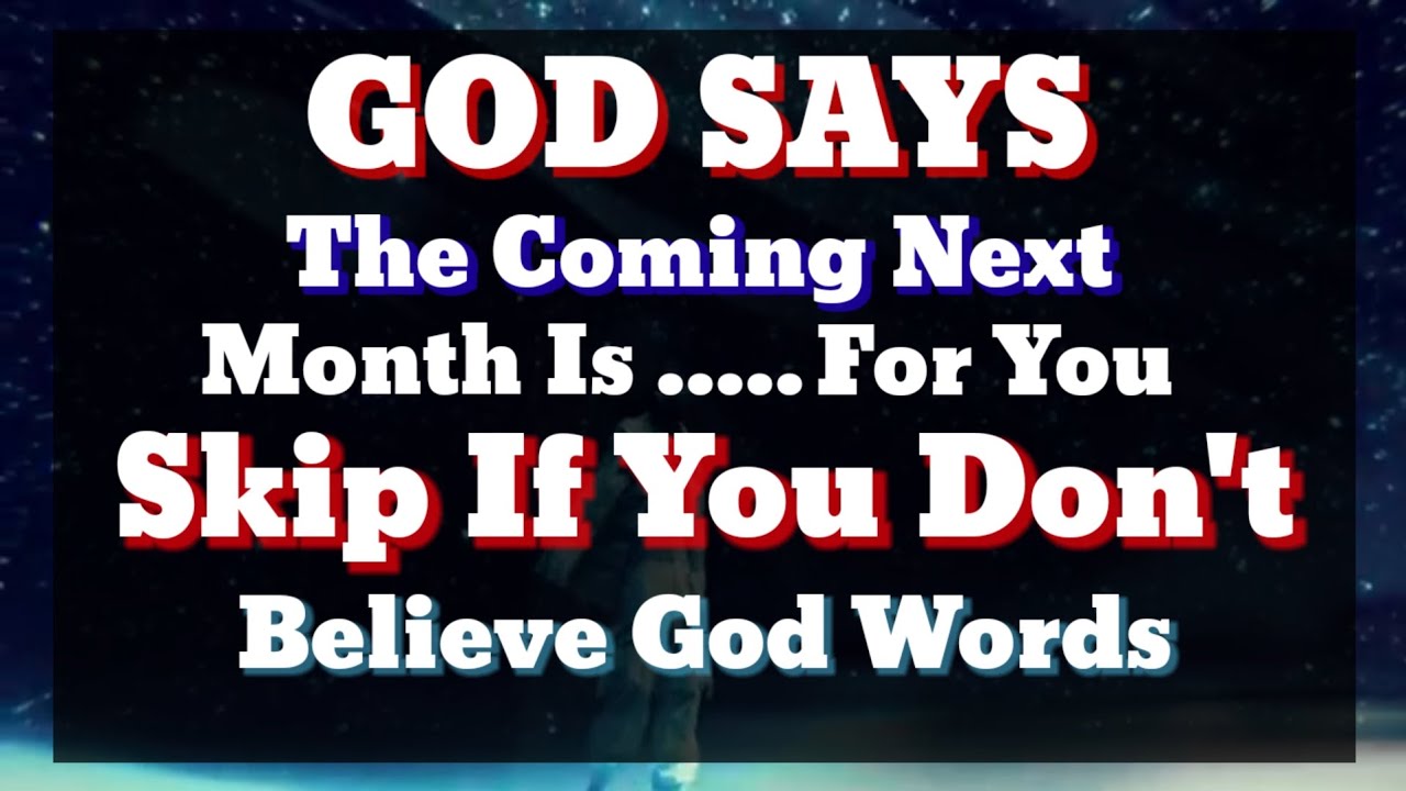 GOD IS SAYING TO YOU TODAY I GOD SAYS TODAY #godmessage #messageofgod ...