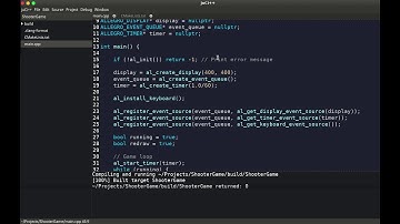 Shooter Game Tutorial With C++ and Allegro 5 - 02: The Display