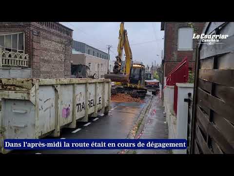 Yvetot. Tempête Ciaran : un mur s'effondre en centre-ville