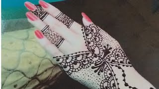 Most beautiful stylish and easy  Mehndi designs for hands نقش حناء سهل جدا مع رسومات بسيطة و عصرية