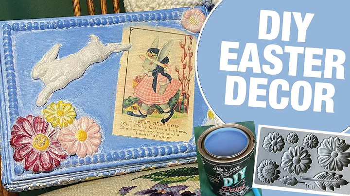 How to make Fancy Easter Decor using DIY Paint & I...