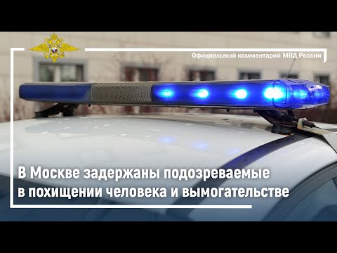 Ирина Волк: Сотрудники ГУУР МВД России задержали подозреваемых в похищении человека