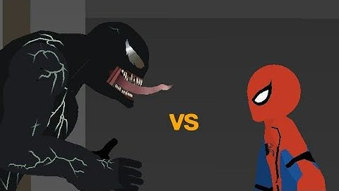 venom vs spiderman - stick nodes || fanmade animation