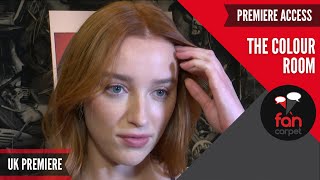Uk Premiere Phoebe Dynevor, Darci Shaw, David Morrissey The Colour Room The Fan Carpet