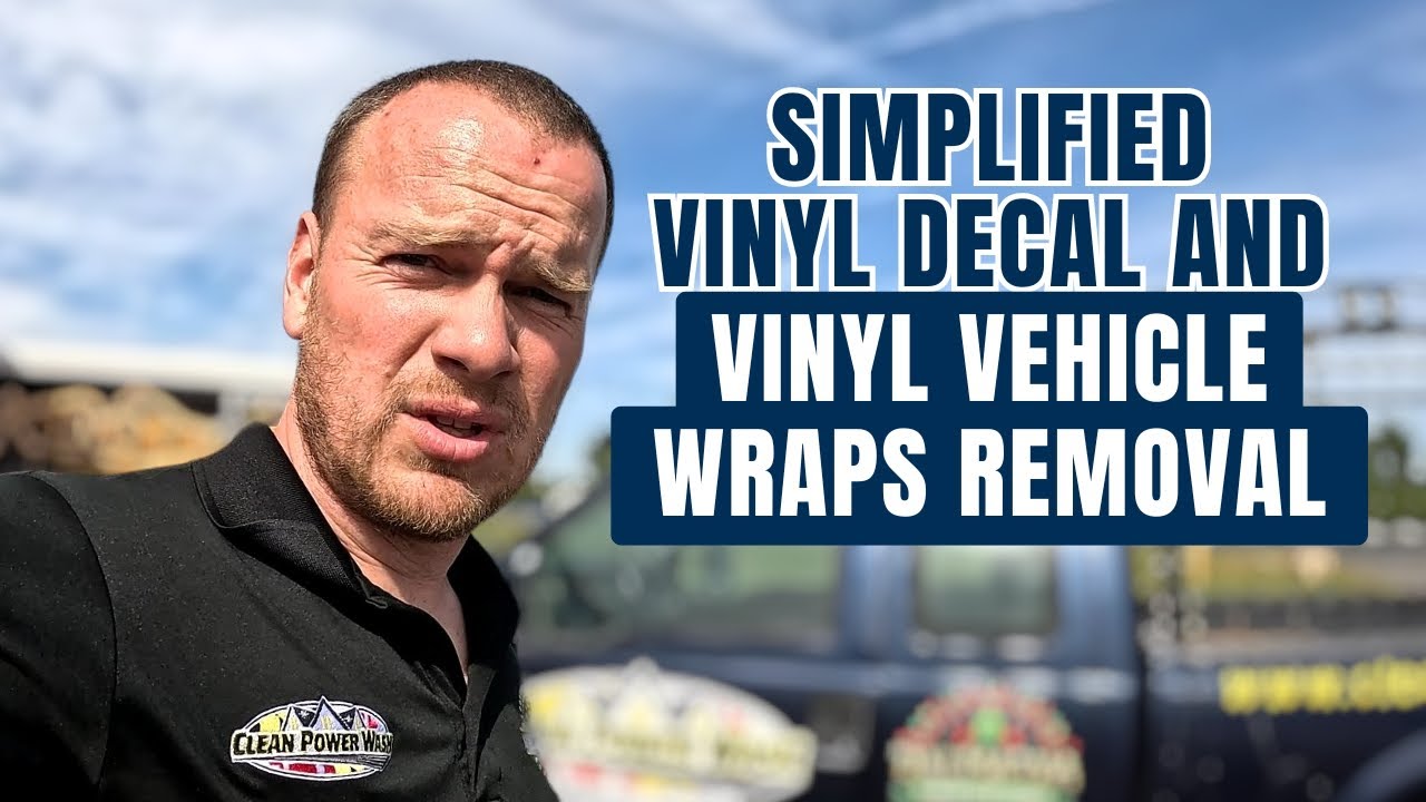 Simplified Vinyl Decal and Vinyl Vehicle Wraps Removal YouTube