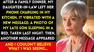 MY DIL’S PHONE BUZZED: A PHOTO OF MY LATE SON TAKEN LAST NIGHT. I FROZE. BUT THE NEXT MESSAGE HIT ME