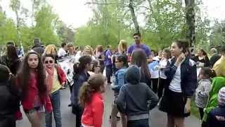 Flashmob Pablo Alboran en Rumania 18.04.2015