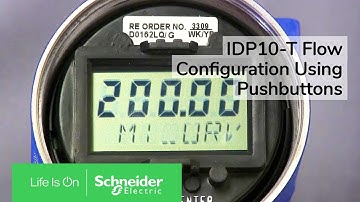 IDP10-T Flow Configuration Using Local Pushbuttons | Schneider Electric Support