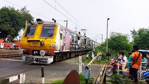 Aerodynamic Emu Like Bullet Train Dangerous & Furious Moving Out Railgate