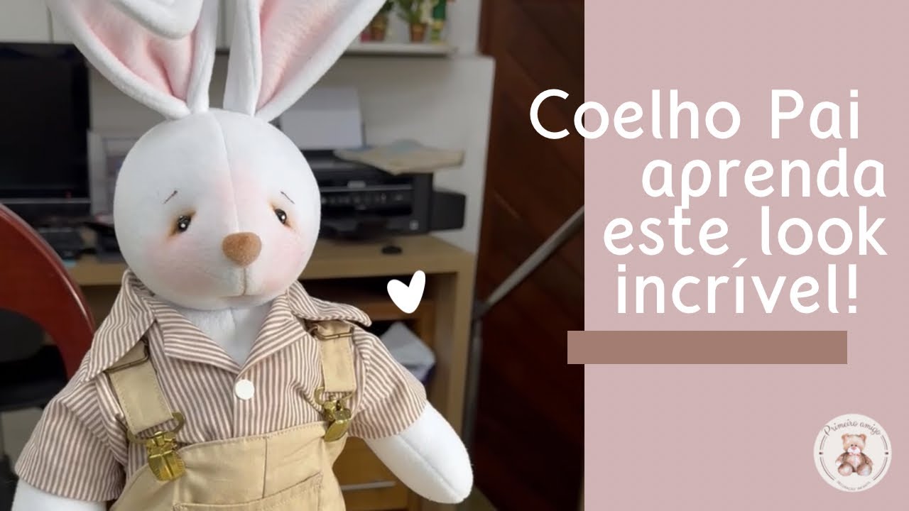 Aprenda este look incrível do coelho pai!