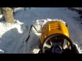 Cub Cadet XT1 plowing after the storm and plowing tips