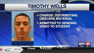 Franklin County Schools teacher arrested for sending obscene material to a student