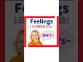 Feelings~She's #英語学習 #english #子どもの発達 #子ども英会話 #簡単英語