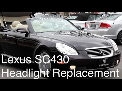 Lexus SC430 HID bulb replacement