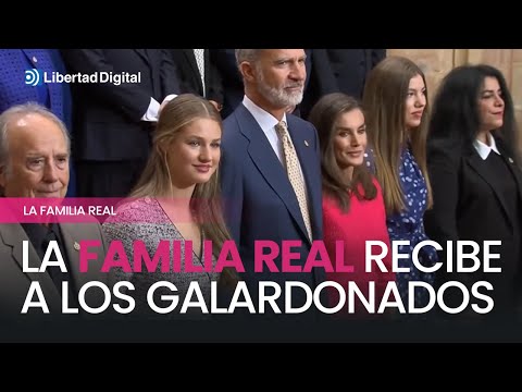 La Familia Real recibe en audiencia a los galardonados con el Princesa de Asturias