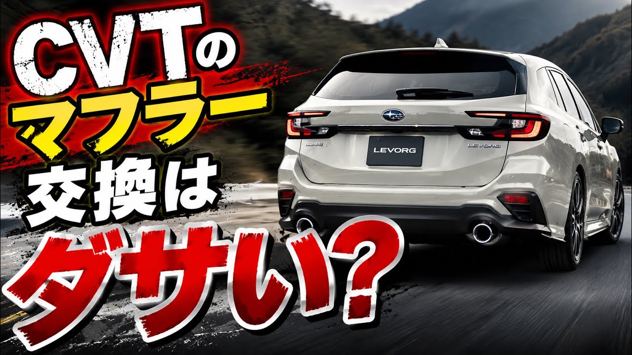 Bad News] Is swapping the muffler on a CVT tacky?? I recently