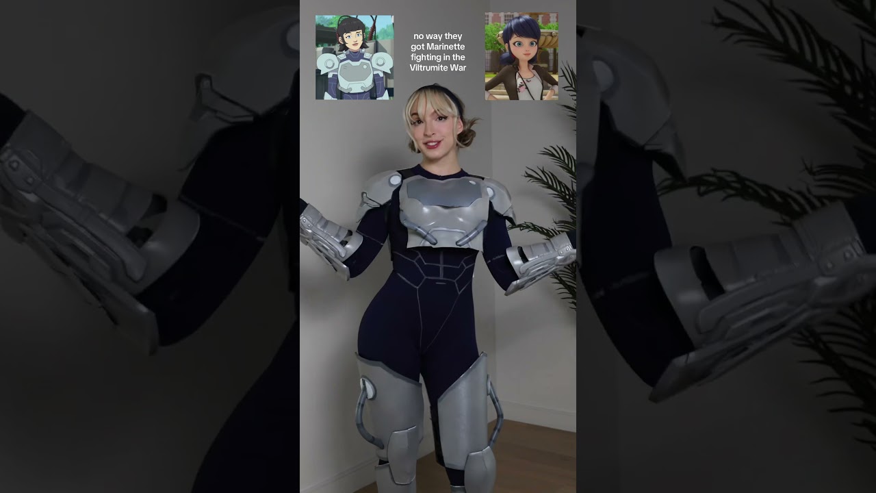 They look so alike LOL #invincible #techjacket #marinette #miraculousladybug #cosplay #