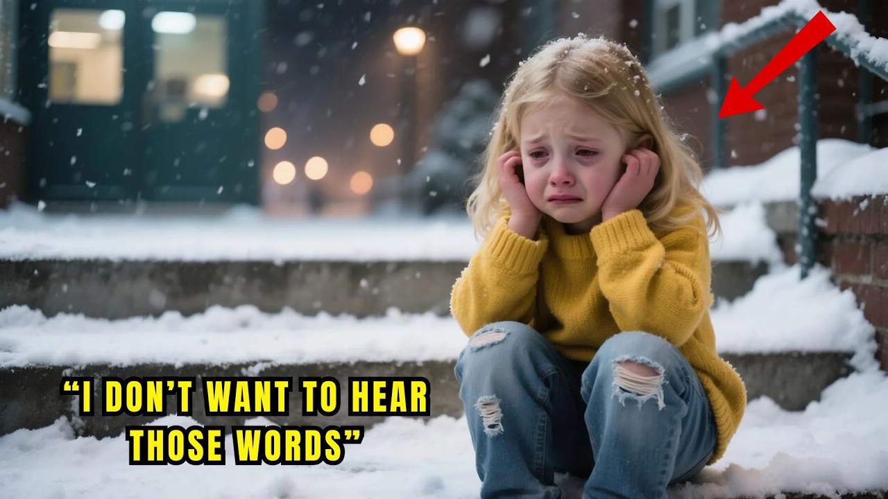 A poor little girl in the snow whispered “I don’t want to hear those words” a billionaire speechless