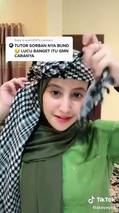 tutorial sorban perempuan chek part 1😍