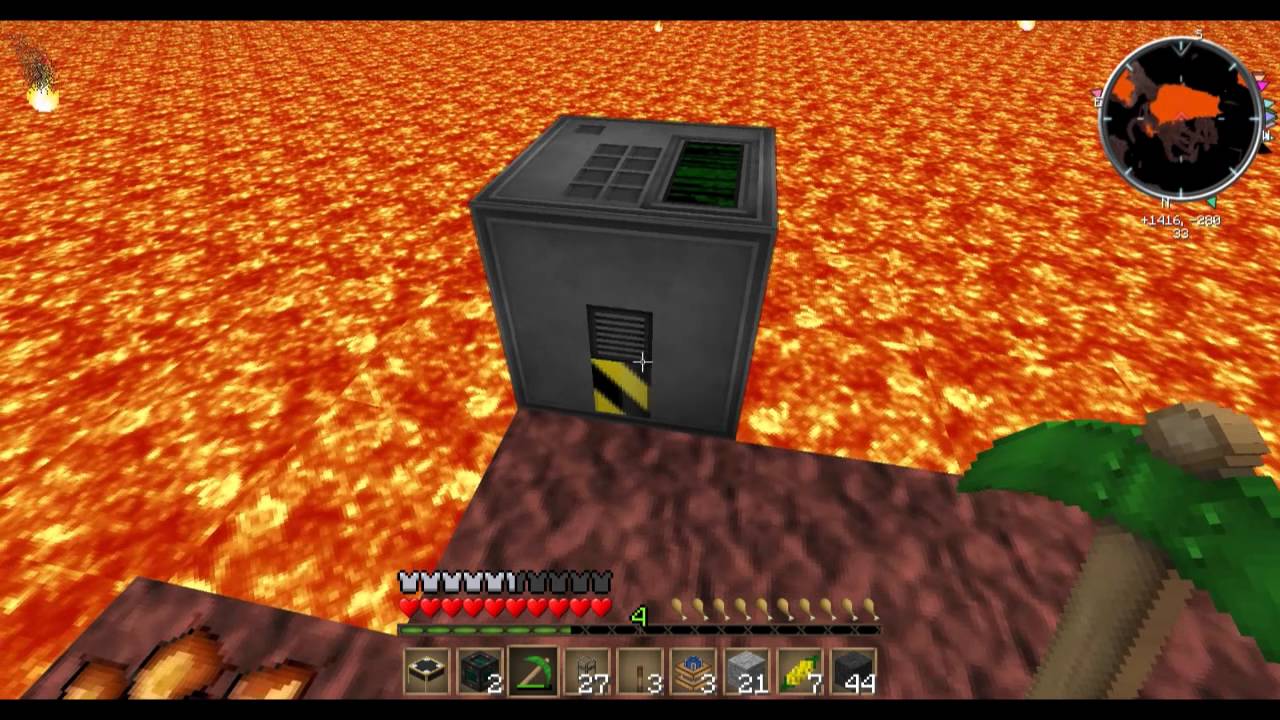 Feed The Beast: How to pump the Nether's lava - YouTube