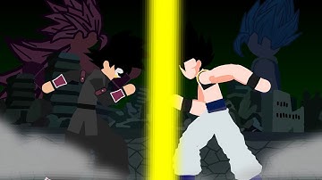 Xeno Goku Black vs Gogeta