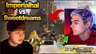 TSM Imperialhal vs NRG Sweetdreams in algs scrims!! WHO WIN?! ( apex legends )