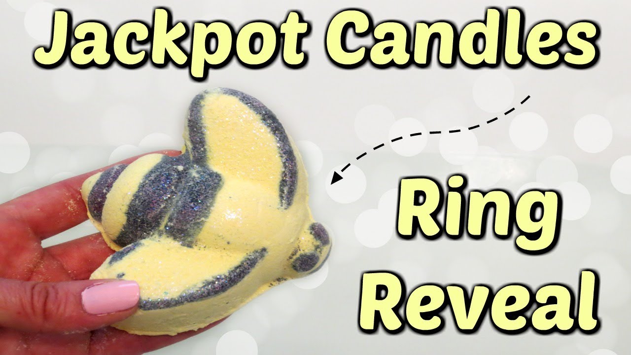 Jackpot Candles Ring Reveal Queen Bee Bath Bomb! YouTube