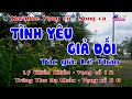 Tnh yu gi di karaoke vng c song ca  hong giang