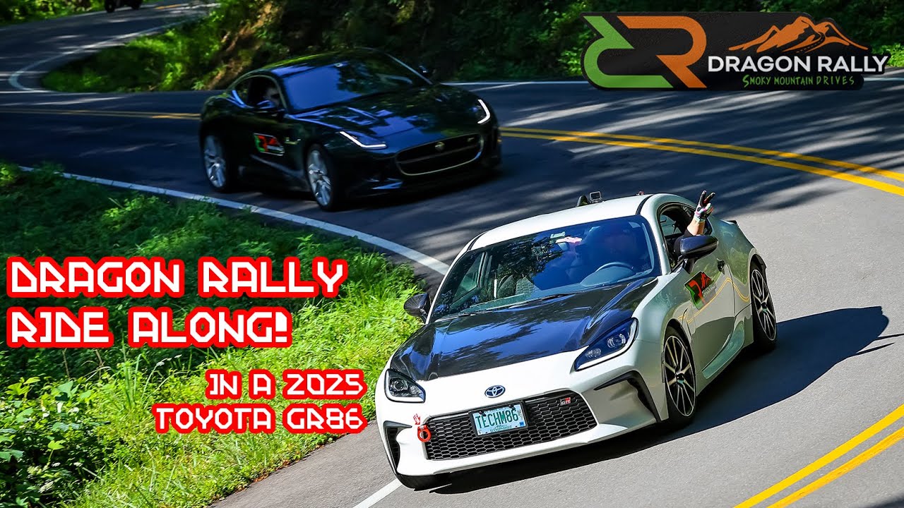 Dragon Racing Rally Dragon Rally Full Ride Along in a 2025 Toyota GR86! (Tail of the Dragon ...