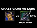 Crazy game vs Lado 83% 3000 mmr | Warcraft 3 Classic