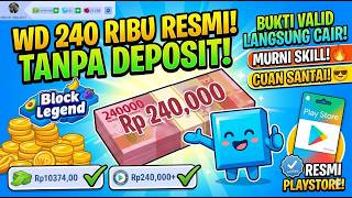 OFFICIAL PLAYSTORE! Proof of 240,000 IDR Withdrawal from Block Legend Game – No Deposit & Pure Sk... screenshot 4