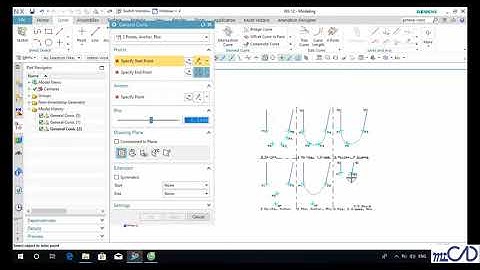 NX12 Tutorial - Thiết Kế Và Lắp Ráp -  General Conic