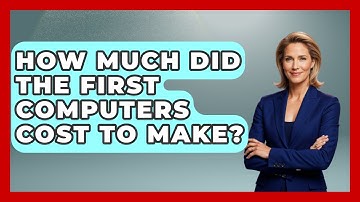 How Much Did The First Computers Cost To Make? - Firsts of the World